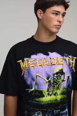 T-shirt Imprimé Licence Megadeth Coupe Oversize