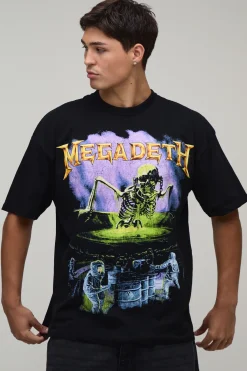 T-shirt Imprimé Licence Megadeth Coupe Oversize