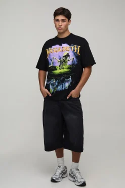 T-shirt Imprimé Licence Megadeth Coupe Oversize