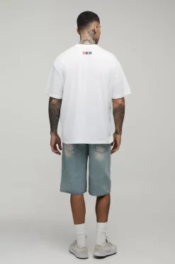 T-shirt Imprimé Licence Nflpa Lamar Jackson Coupe Oversize Tall