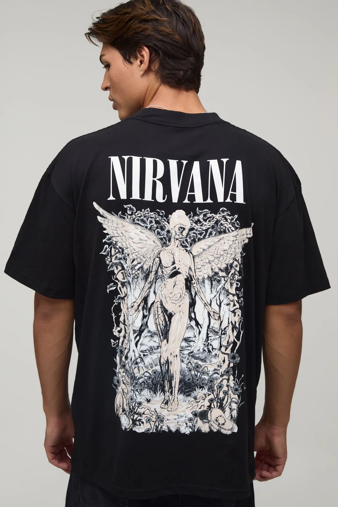 T-shirt Imprimé Licence Nirvana Oversize