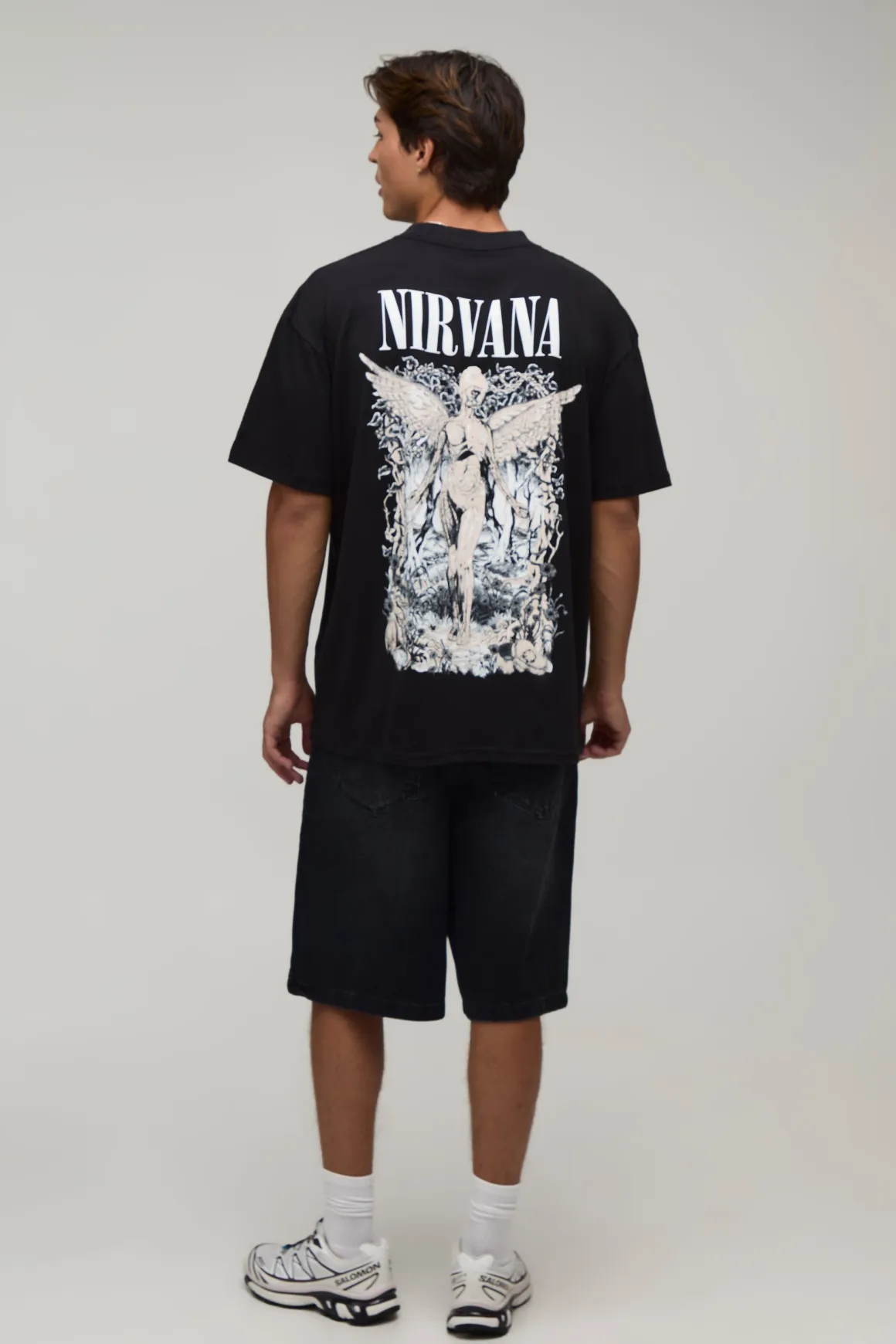 T-shirt Imprimé Licence Nirvana Oversize