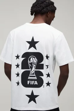 T-shirt Imprimé Licence Officielle Coupe Du Monde FIFA Coupe Regular