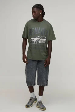 T-shirt Imprimé Licence Renault Coupe Oversize
