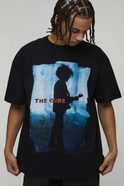 T-Shirt Imprimé Licence The Cure Coupe Oversize