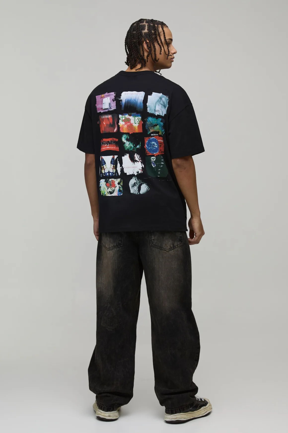 T-Shirt Imprimé Licence The Cure Coupe Oversize