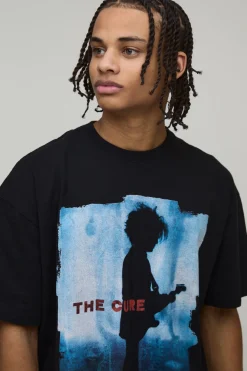 T-Shirt Imprimé Licence The Cure Coupe Oversize