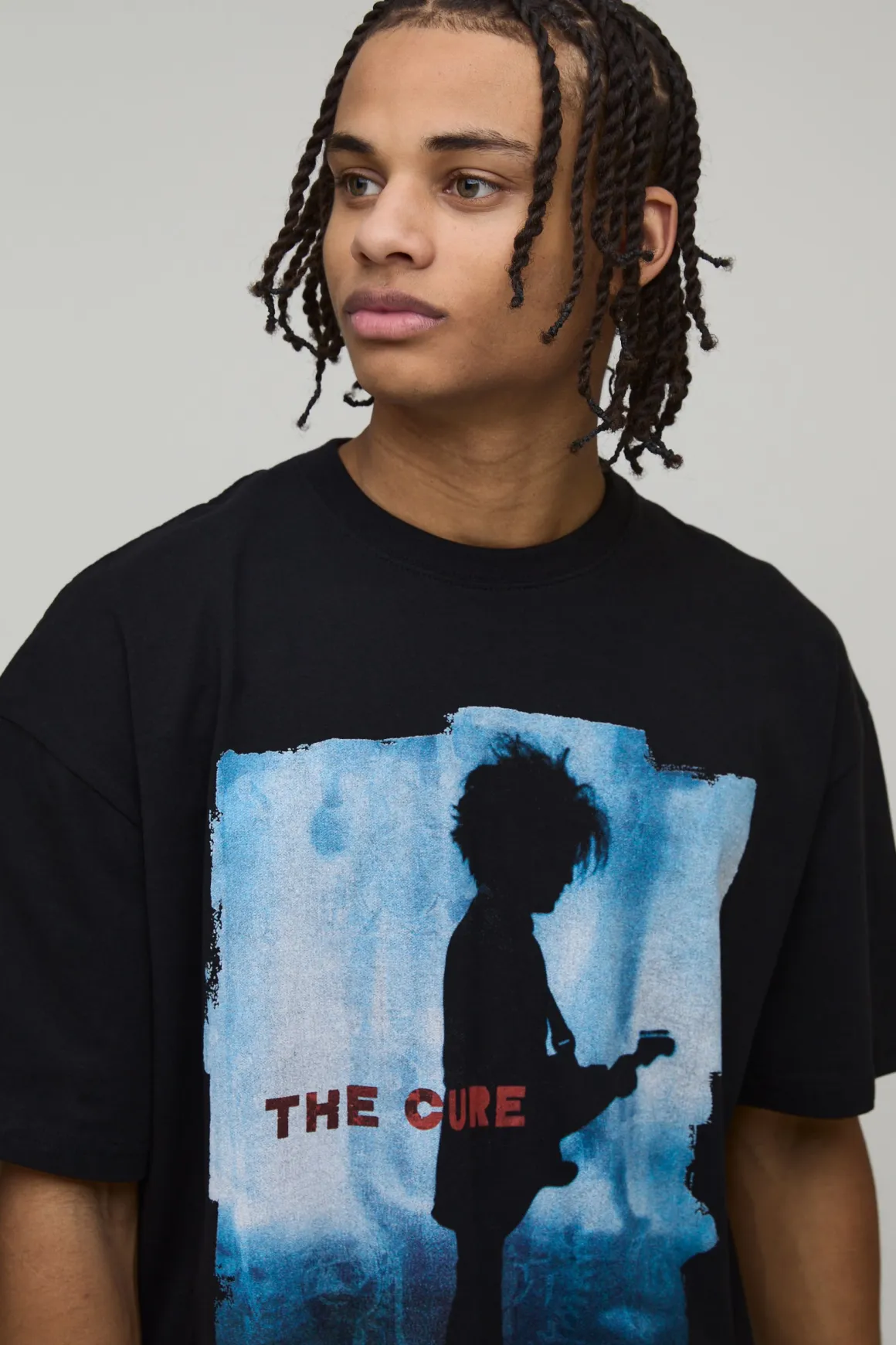 T-Shirt Imprimé Licence The Cure Coupe Oversize