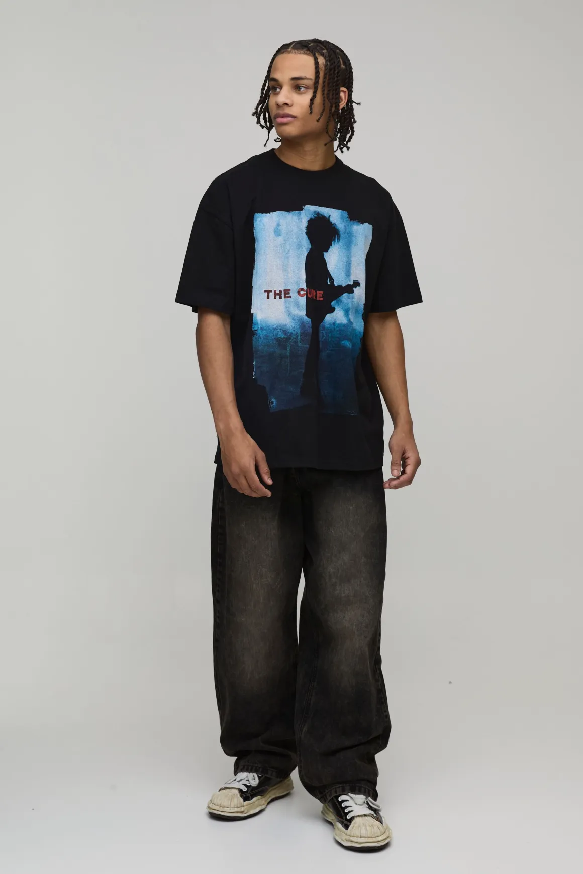 T-Shirt Imprimé Licence The Cure Coupe Oversize