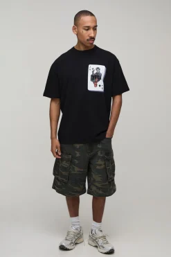 T-shirt Imprimé Licence The Joker Oversize
