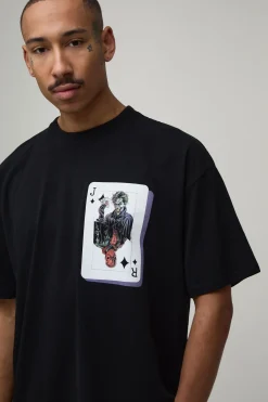 T-shirt Imprimé Licence The Joker Oversize
