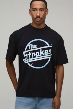 T-shirt Imprimé Licence The Strokes Coupe Oversize