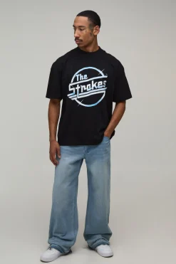 T-shirt Imprimé Licence The Strokes Coupe Oversize