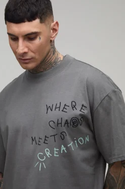 T-shirt Imprimé Licence Travis Scott Oversize Tall