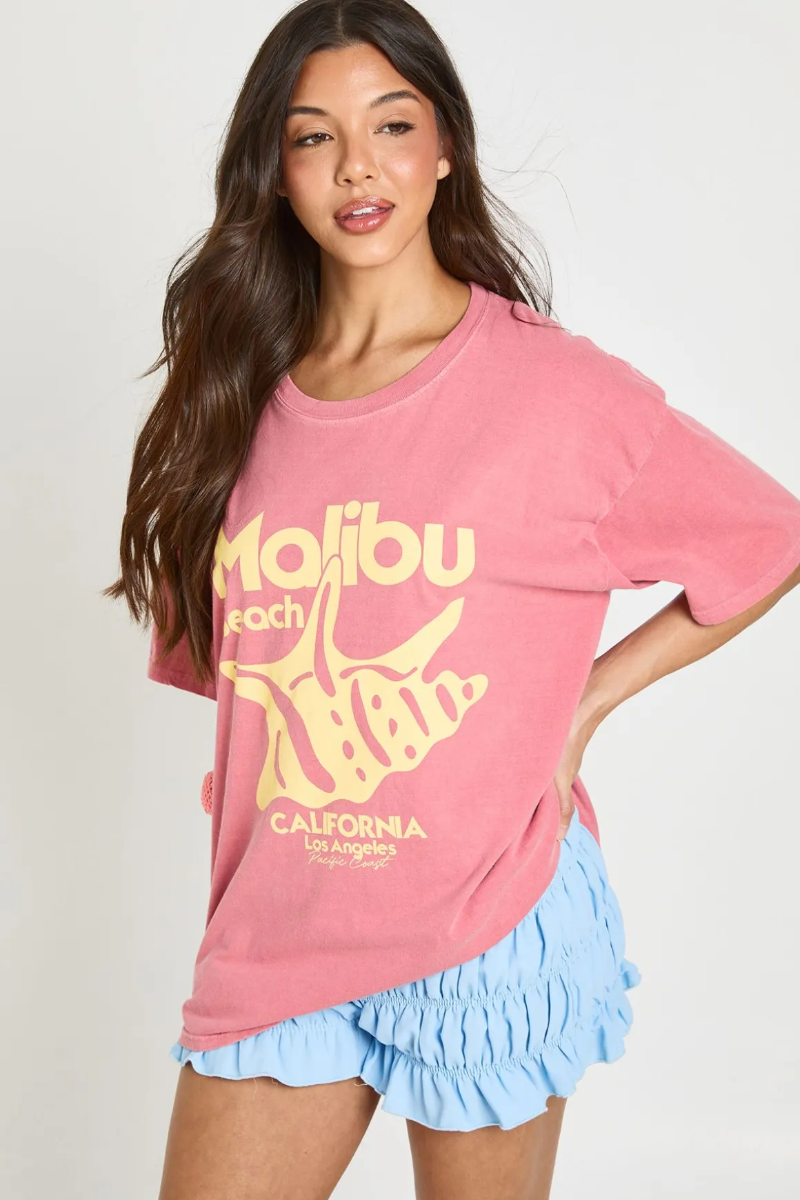 T-shirt Imprimé Malibu Beach