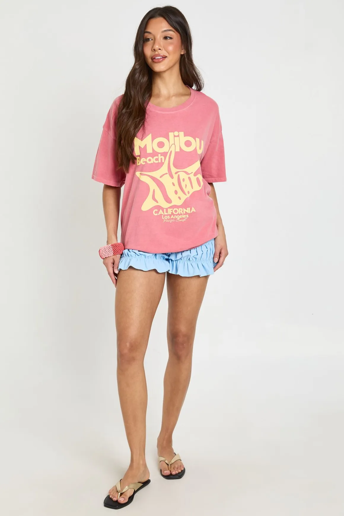 T-shirt Imprimé Malibu Beach