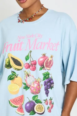 T-shirt Imprimé Marché De Fruits Plus