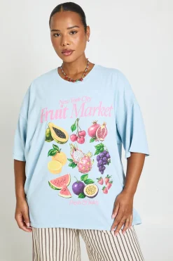 T-shirt Imprimé Marché De Fruits Plus