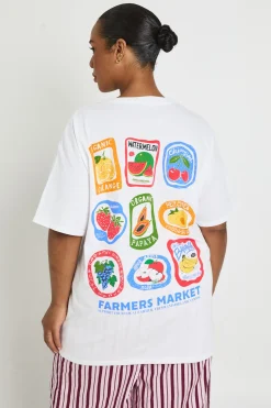 T-shirt Imprimé Marché Fermier Plus