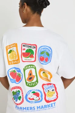 T-shirt Imprimé Marché Fermier Plus
