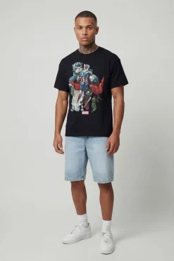T-shirt Imprimé Marvel Sous Licence Coupe Oversize