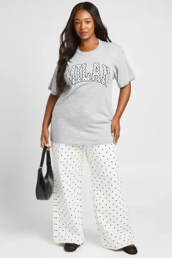 T-shirt Imprimé Milan Grande Taille