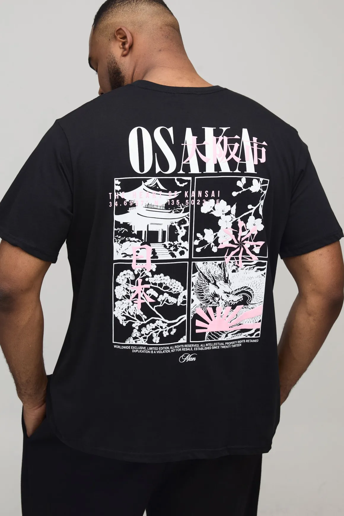 T-shirt Imprimé Osaka Coupe Regular