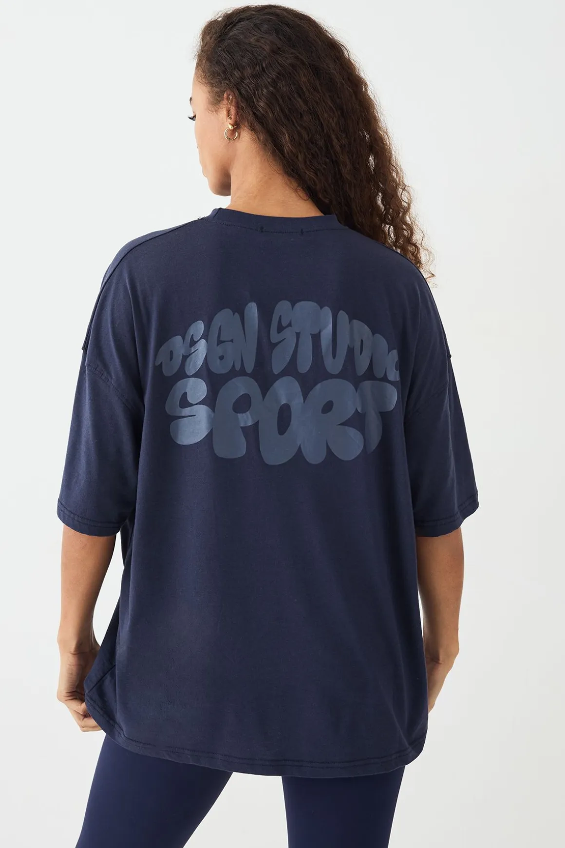 T-Shirt Imprimé Oversize DSGN Studio Sport