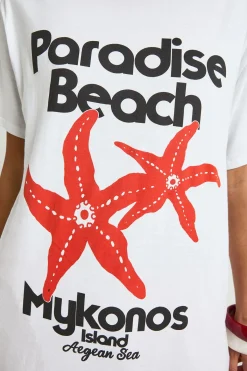 boohoo T-shirt Imprimé Paradise Beach<Femme Tops