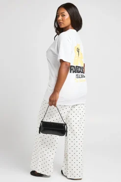 boohoo T-shirt Imprimé Paradise Island Grande Taille<Femme Tops