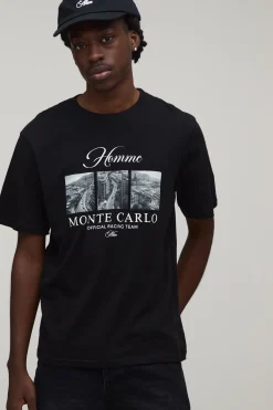 T-shirt À Imprimé Photo Monte Carlo Coupe Regular