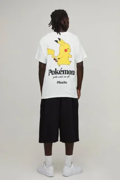 T-shirt Imprimé Pikachu Pokemon Sous Licence Officielle Coupe Oversize