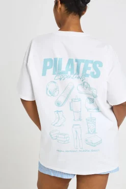 T-shirt Imprimé Pilates Grande Taille