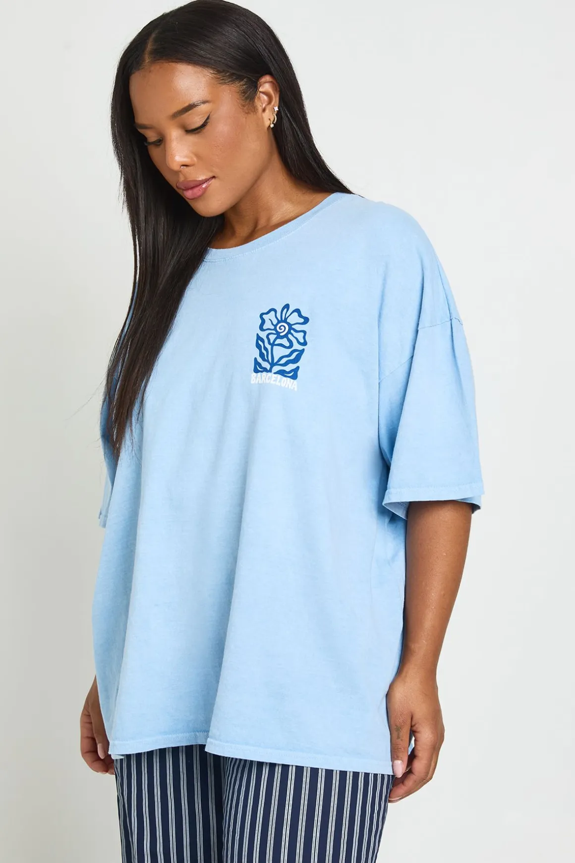 T-shirt Imprimé Plus Barcelona