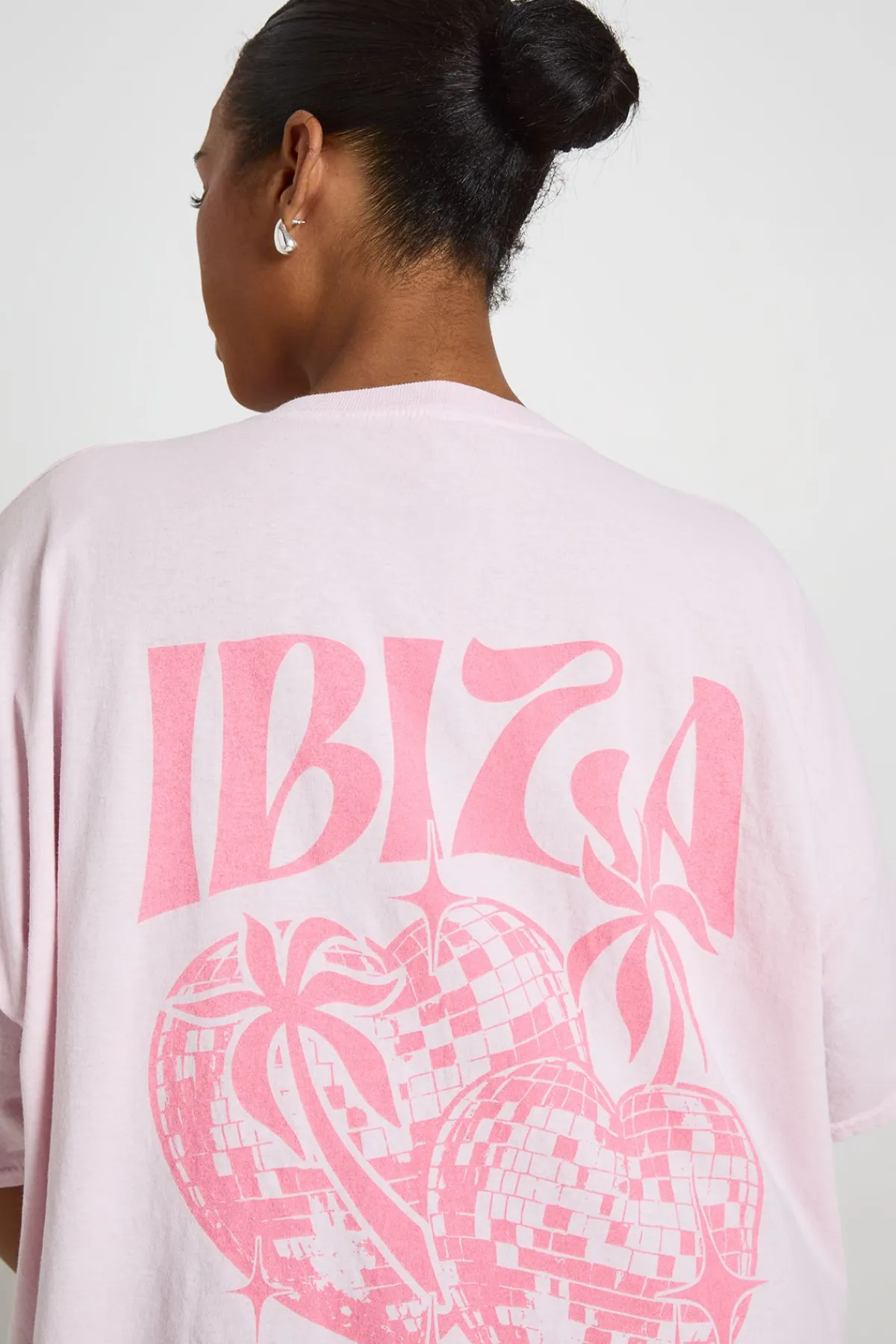 boohoo T-shirt Imprimé Plus Ibizia<Femme Tops