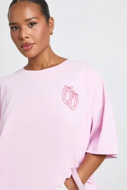 boohoo T-shirt Imprimé Plus Lucky<Femme Tops