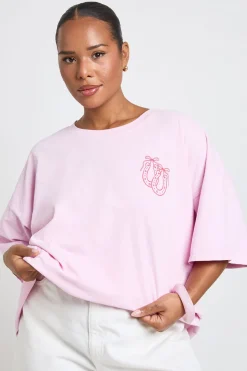 boohoo T-shirt Imprimé Plus Lucky<Femme Tops