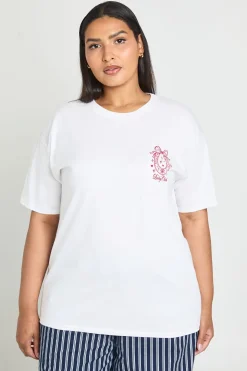 T-shirt Imprimé Plus Lucky Club