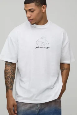 T-Shirt Imprimé Pokémon Snorlax Licence Officielle Coupe Oversize