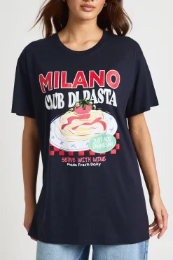 T-shirt Imprimé Pâtes Milano