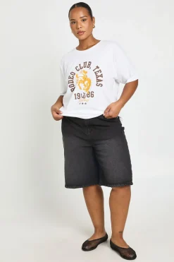 T-shirt Imprimé Rodeo Club Grande Taille