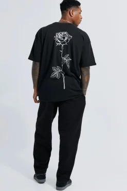 boohooMAN T-shirt à imprimé rose<Homme T-Shirts Impriméstendances|T-Shirts