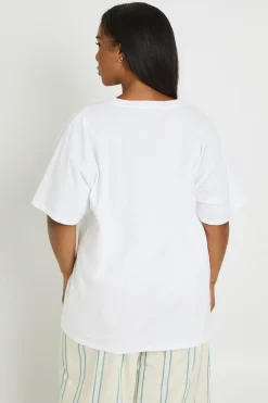 T-shirt Imprimé Santorini Grande Taille