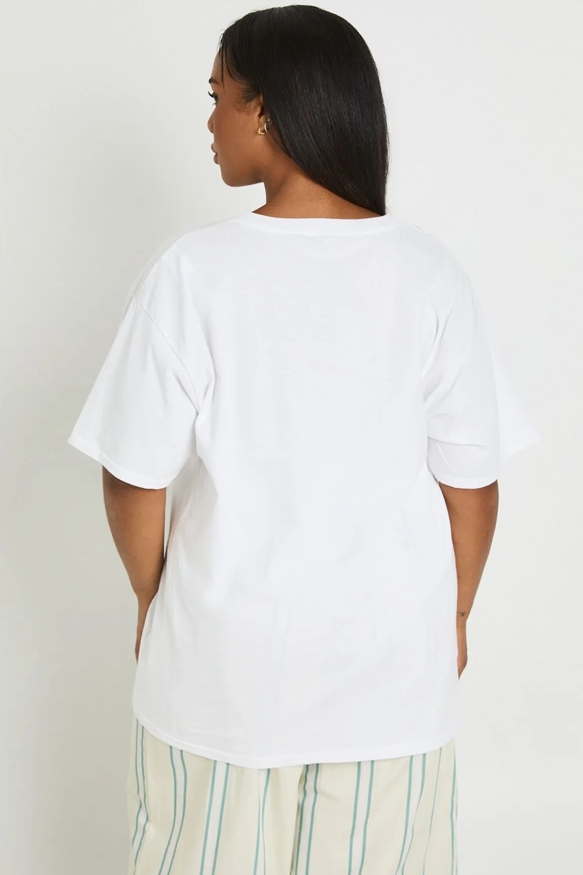 T-shirt Imprimé Santorini Grande Taille