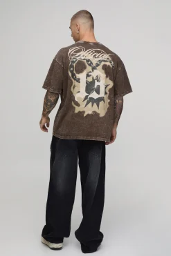 T-shirt Imprimé Scorpion Oversize