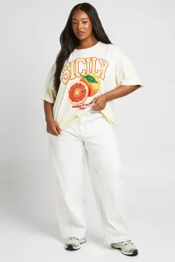 T-shirt Imprimé Sicily Grande Taille