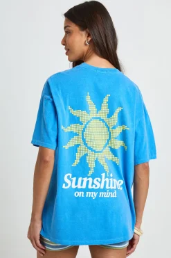 T-shirt Imprimé Soleil Recto Verso