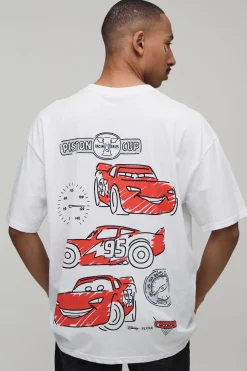 T-shirt Imprimé Sous Licence Disney Cars Coupe Oversize