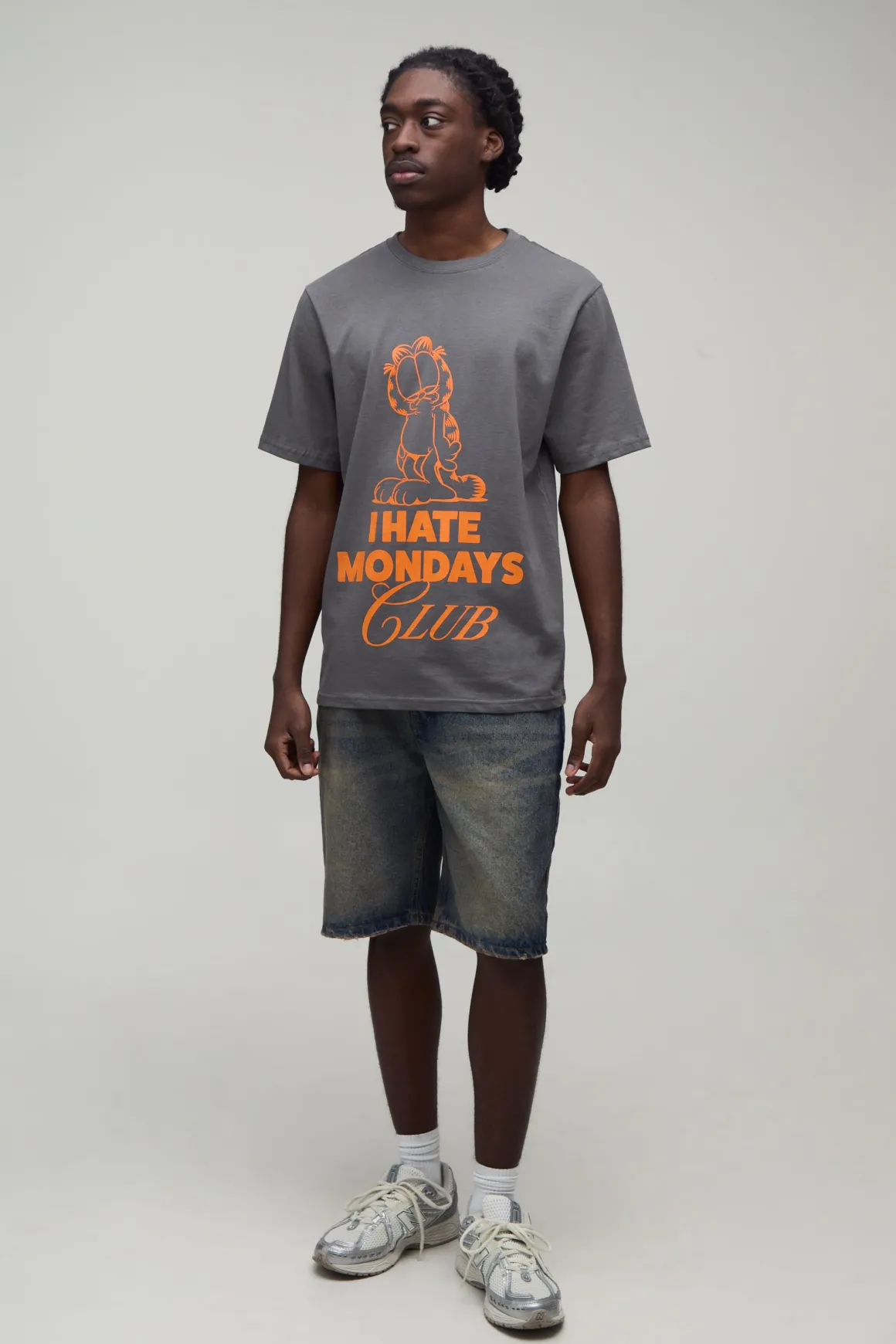 T-shirt Imprimé Sous Licence Garfield Coupe Regular