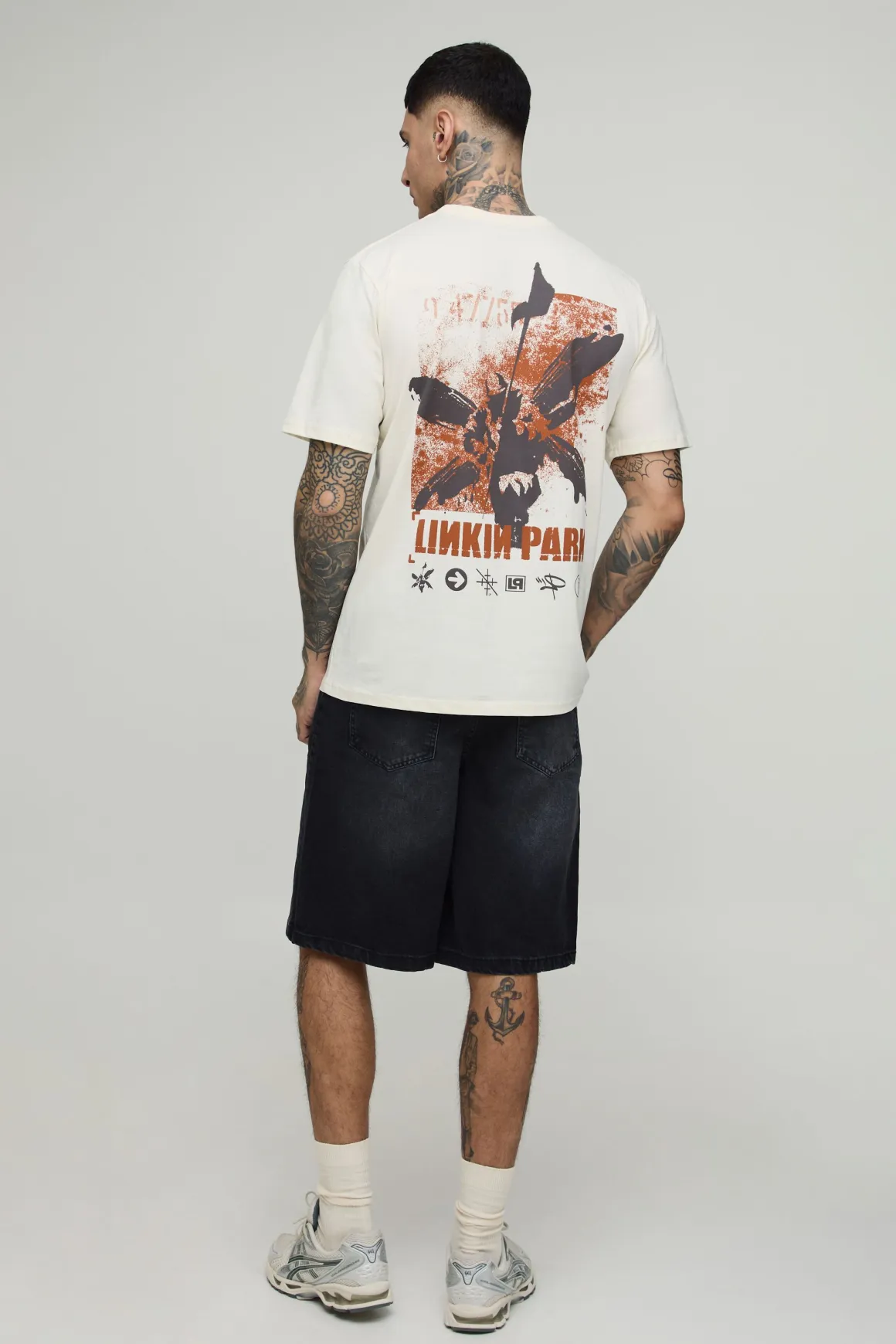 T-shirt Imprimé Sous Licence Linkin Park Oversize Tall